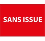 Signalétique d'information - Pictogramme Sans Issue - Blanc/rouge