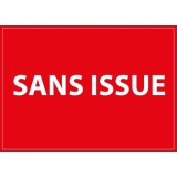 Panneau d'information - SANS ISSUE  (300 x 420 mm, PVC)