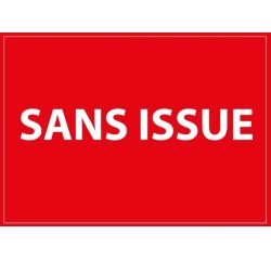Signalétique d'information - Pictogramme Sans Issue - Blanc/rouge