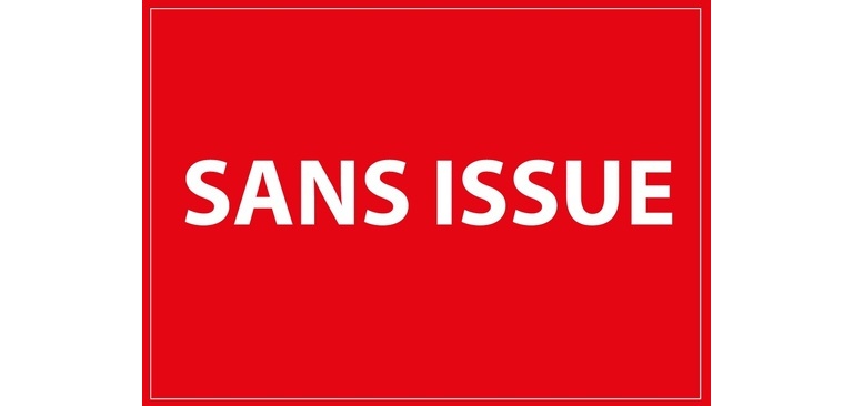 Signalétique d'information - Pictogramme Sans Issue - Blanc/rouge