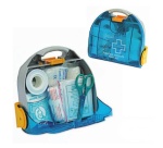 Mallette secours - Multi activités ABS - Bleu translucide 4 à 8 personnes