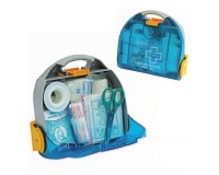 Mallette secours - Multi activités ABS - Bleu translucide 4 à 8 personnes
