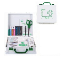 Mallette premiers secours – Multi-activités – Coque ABS blanc 1 à 4 personnes