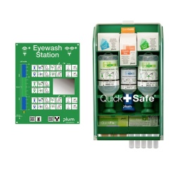 Coffret de Soins - Station de Rinçage Oculaire QUICKSAFE de PLUM