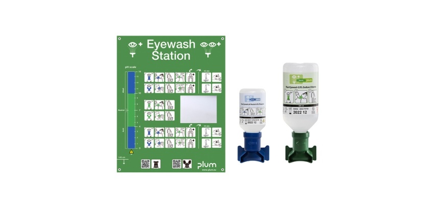 Kit Rinçage des yeux - Solution Neutre 200mL + Saline 500mL