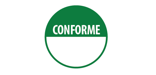 Rouleau d'étiquettes de contrôle - "Conforme" avec zone de texte
