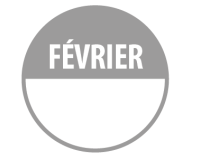 Rouleau de pastilles - Mois de février - Zone de texte