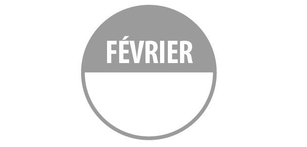 Rouleau de pastilles - Mois de février - Zone de texte