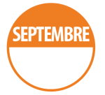 Rouleau de Pastilles - "Septembre" avec zone de texte - 500 ex