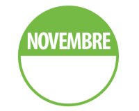 Pastilles d'inventaire "Novembre" Repositionnables - Lot de 500 ex