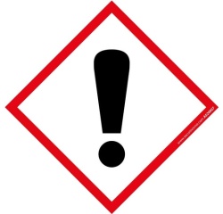 Lot d'étiquettes GHS07 - Danger - Vinyle adhésif 40 x 40 mm