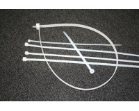 Colliers de serrage 3,5 x 145 - par 100 - Blanc
