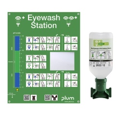 Solution Saline - Lave-oeil Station Rinçage Oculaire PLUM 1