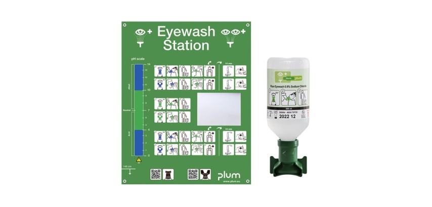 Solution Saline - Lave-oeil Station Rinçage Oculaire PLUM