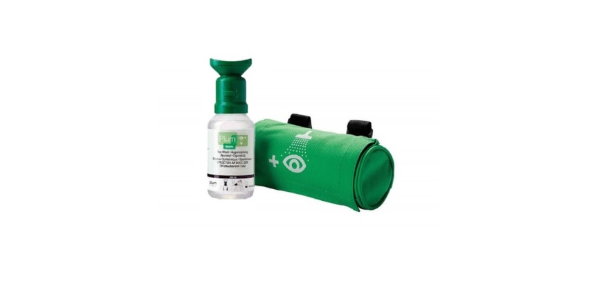 Trousse de secours lave-œil – Solution saline stérile 200 mL