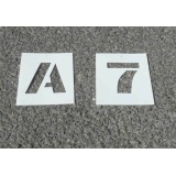 Pochoir - Lettres  Chiffres - Kit complet - PVC souple Hauteur: 100 mm
