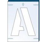 Pochoir Lettres & Chiffres PVC - 2,5 cm, 5cm, 7,5cm ou 10 cm