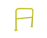 Barrière de protection - Arceau de sécurité en acier - jaune/noir 2000 mm Jaune
