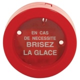 Boîte à clés de secours - Format rond ø100 mm - Plastique ABS