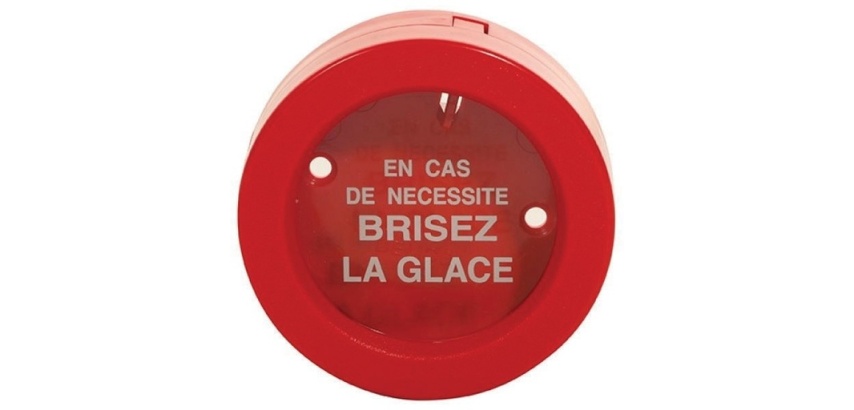 Boîte à clés de secours - Format rond ø100 mm - Plastique ABS