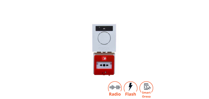 Alarme type 4 autonome OREXA radio LoRa 868 MHz IP55