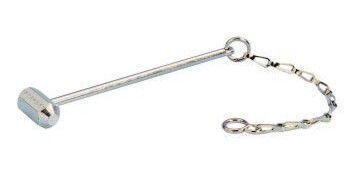 Kit d'urgence - Marteau bris de glace avec chaînette - 140 x 30 mm