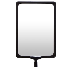 Panneau A4 - Adaptateur pour Poteaux à Sangle Noir