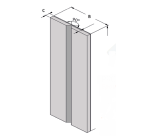 Butoir de protection d'angle en mousse EVA 730 x 300 mm