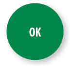 Rouleau d'étiquettes de contrôle "OK" - Ø40 mm - Lot de 500 ex