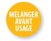 Pastilles contrôle “Mélanger avant usage” Ø40 – Rouleau de 500 ex