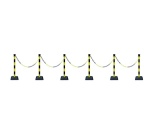 Chaîne de Signalisation à Maillons pour poteaux - 2 m - PVC