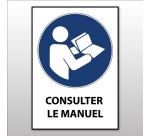 Panneau EPI ISO 7010 M002 consulter le manuel