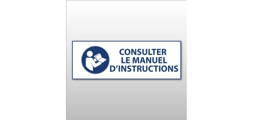 Panneau - Consulter le manuel d'instructions - M002 - ISO 7010