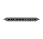 Marqueur Tuyauterie - Vapeur humide - Vinyle Laminé - NFX 08-105