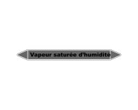 Marqueur Tuyauterie - Vapeur humide - Vinyle Laminé - NFX 08-105 150 x 12 mm