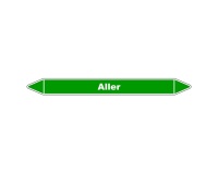 Marqueur de Tuyauterie - Aller - NFX 08-105 - Vinyle Laminé 150 x 12 mm