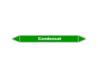 Marqueur de Tuyauterie - Condensat - vert - NFX 08-105 - Vinyle Laminé 150 x 12 mm
