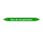 Marqueur de Tuyauterie - Eau de récupération - NFX 08-105 - Vinyle