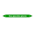 Marqueur tuyauterie - Eau glycolée glacée - Vinyle laminé