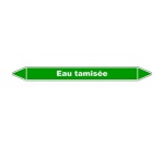 Marqueur de Tuyauterie - Eau Tamisée - NFX 08-105 - Vinyle Laminé