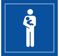 Pictogramme - Accès prioritaire enfant en bas âge - ISO 7001