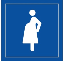 Pictogramme - Accès priorité femmes enceintes - ISO 7001