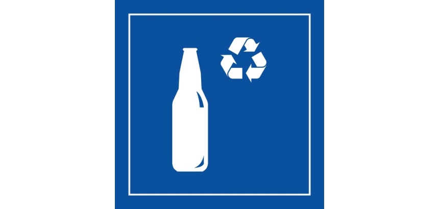 Panneau - Recyclage verre - ISO 7001