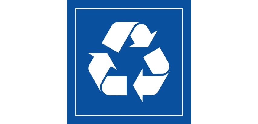 Signalétique recyclage poubelle - PI PF 066 conforme ISO 7001