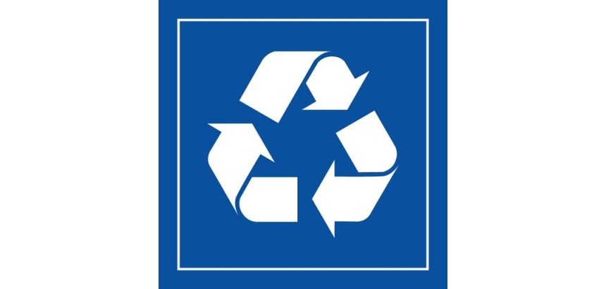 Signalétique recyclage poubelle - PI PF 066 conforme ISO 7001