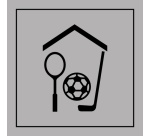 Pictogramme d'information - Gymnase/salle de sport - ISO 7001