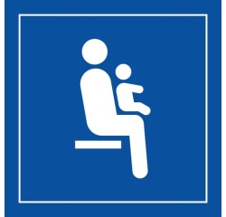 Panneau - Siège prioritaire pour personne avec enfant - PI TF 025