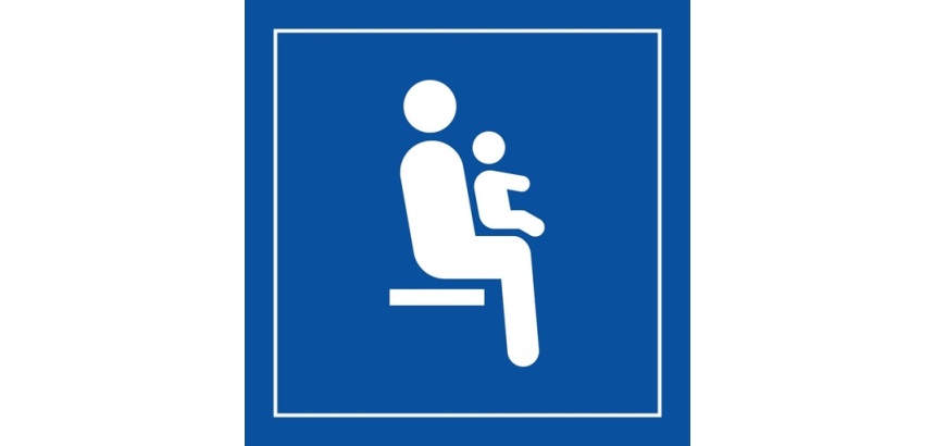 Panneau - Siège prioritaire pour personne avec enfant - PI TF 025