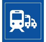 Signalétique d'information - Pictogramme Pôle / Gare Routière