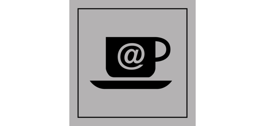 Pictogramme d'information - Cybercafé - ISO 7001 - Gravoply